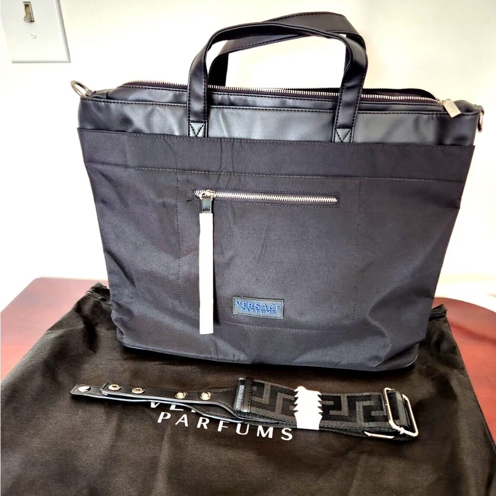 Versace tote cross shoulder bag